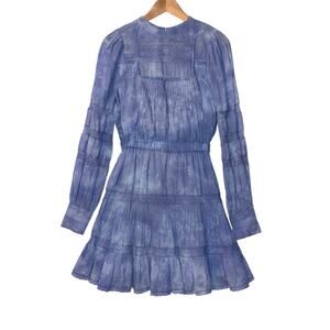 Allison New York Womens Lulu Mini Dress Indigo Blue Dye XS